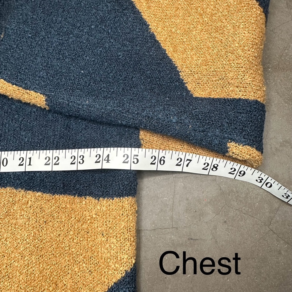 Misook Geometric Knit Oversized Open-Front Cardigan Sz L/XL - Picture 12 of 12